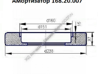 Амортизатор 168.20.007 - gdzp.ru - Екатеринбург
