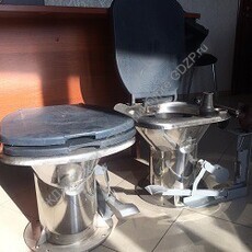 Унитаз купейного вагона ЦМВК 836.50.87.000 в сборе 56500-Н ПКБ ЦВ МПС   - gdzp.ru - Екатеринбург