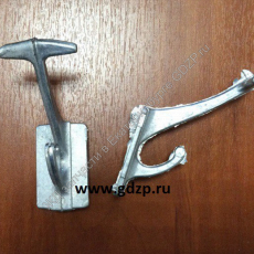 Крючок двойной КБ-731 не обработанный - gdzp.ru - Екатеринбург