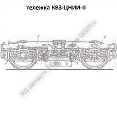 Буксовое подвешивание тележка КВЗ-ЦНИИ-II - gdzp.ru - Екатеринбург