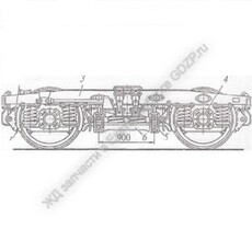Пружина 27.30.260 (41188-Н) средняя КВЗ-ЦНИИ-II - gdzp.ru - Екатеринбург