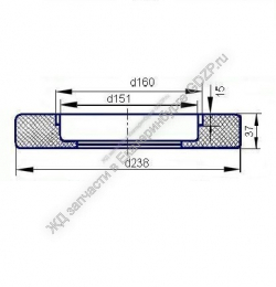 Амортизатор 12455-Н - gdzp.ru - Екатеринбург