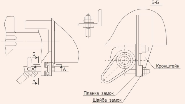 Рисунок 1 – Крепление концевого крана